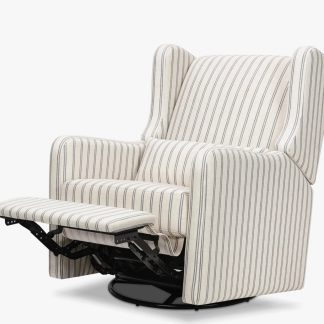 Striped Swivel Glider Recliner