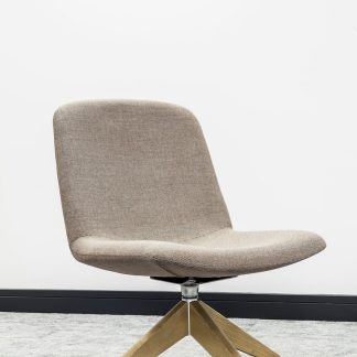Imperial Swivel Lounge Chair, Grey