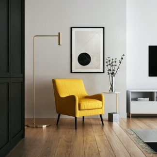 Béatrice Accent Chair, Mustard