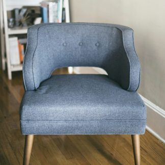 Duo Accent Chair, Denim Blue