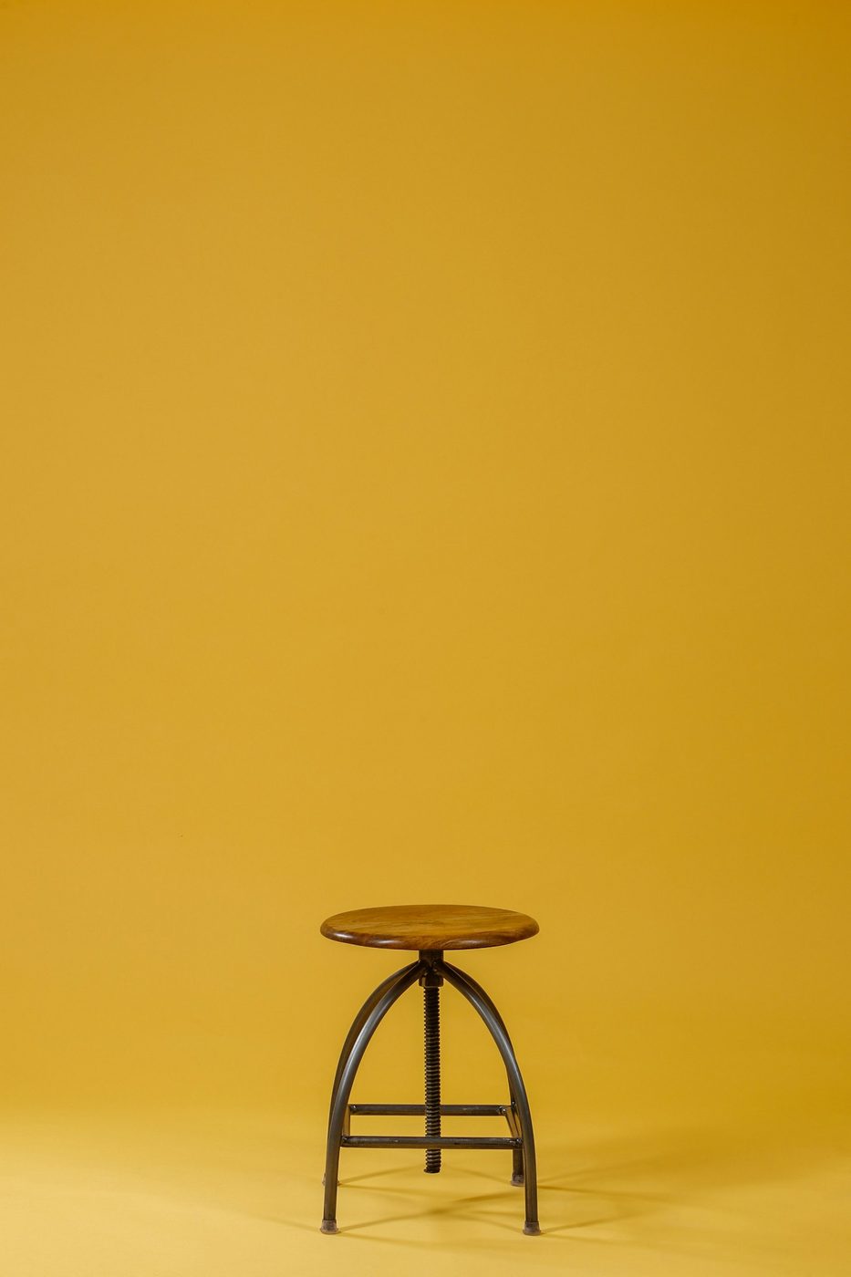 Industrial Swivel Counter Stool