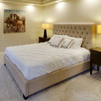 Aurora Upholstered Queen Bed
