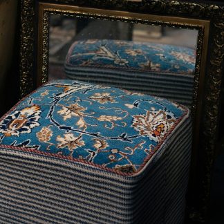Metro Rug Top Ottoman