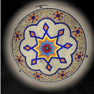 Mosaic Glass Ceiling and Wall Light