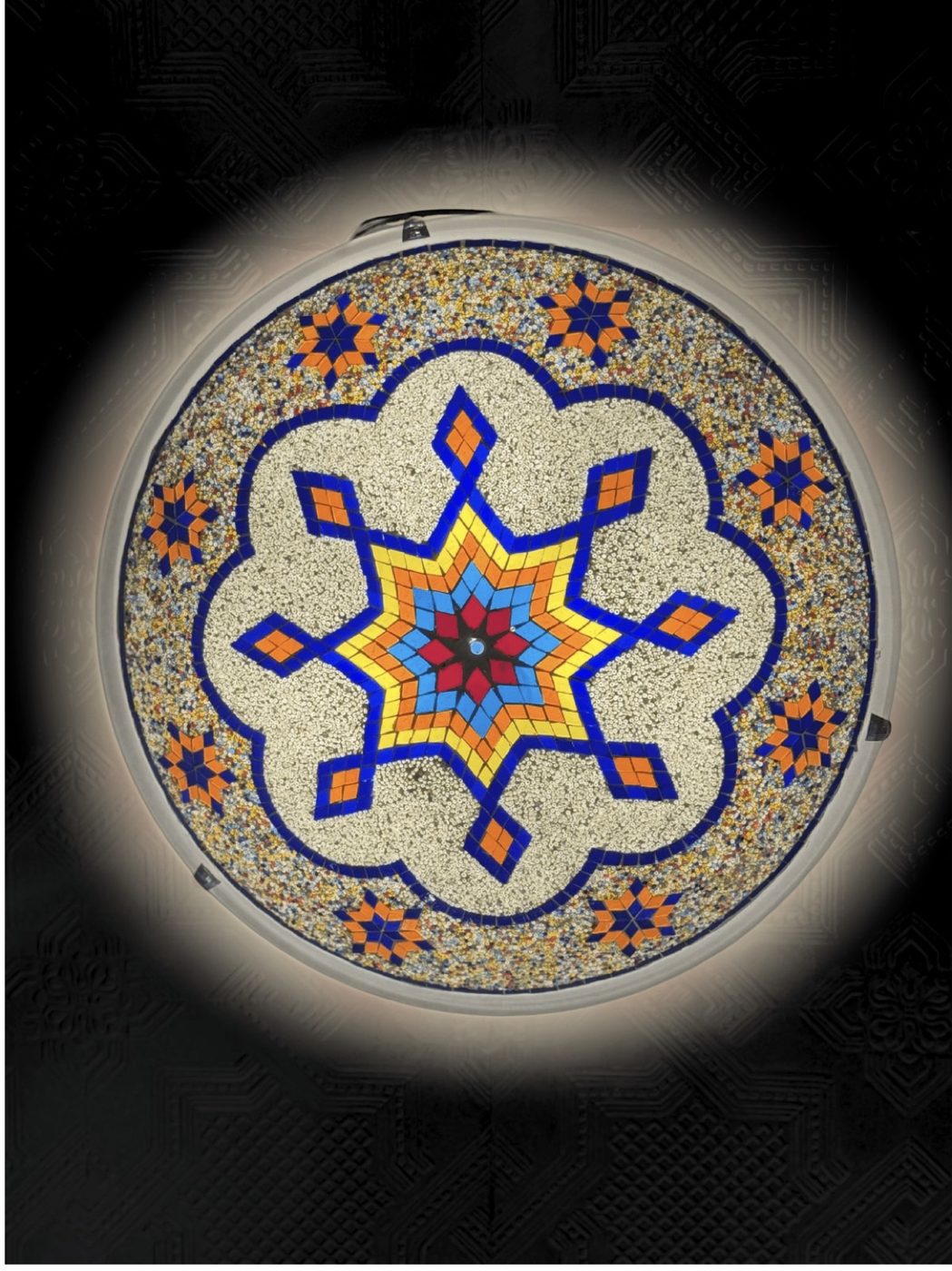Mosaic Glass Ceiling and Wall Light