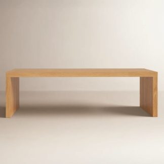 Light Oak Waterfall Coffee Table