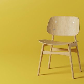 Beech Bentwood Dining Chairs, Set of Two