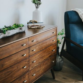 Meridian Walnut Dresser