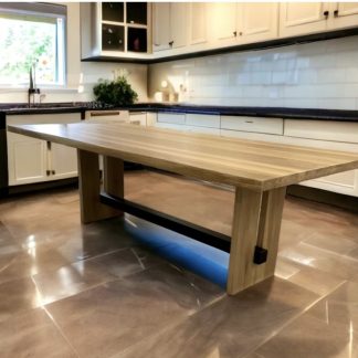 White Oak Plank Dining Table