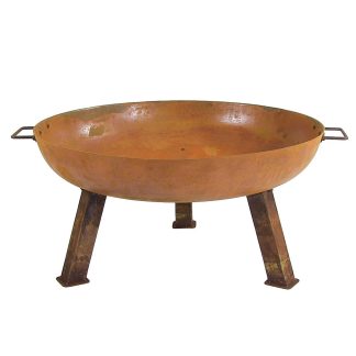 Rustic Cast Iron Fire Bowl