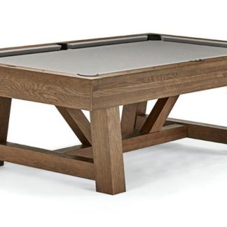 Seven Foot Rustic Oak Pool Table
