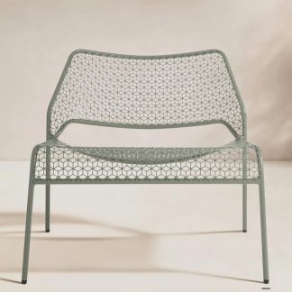 Sage Mesh Steel Lounge Chair