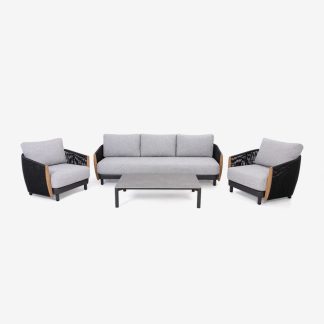 Four Piece Rope Outdoor Conversation Set