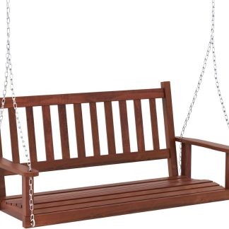 Two Person Wooden Porch Swing