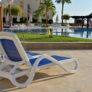 Cabana Sling Sun Loungers, Set of Two