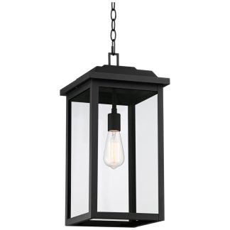 Black Outdoor Hanging Lantern