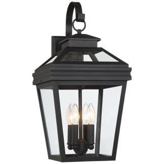 Black Outdoor Wall Lantern