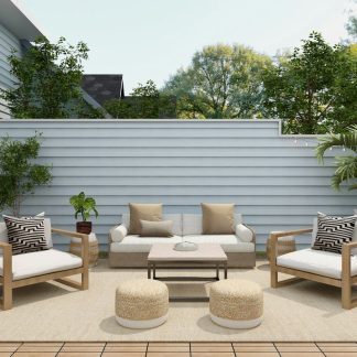Natural Weave Outdoor Rug, 6 x 9