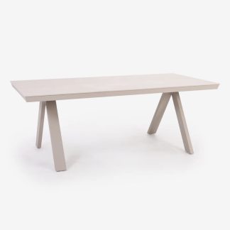 Outdoor Dining Table, Sand Grey
