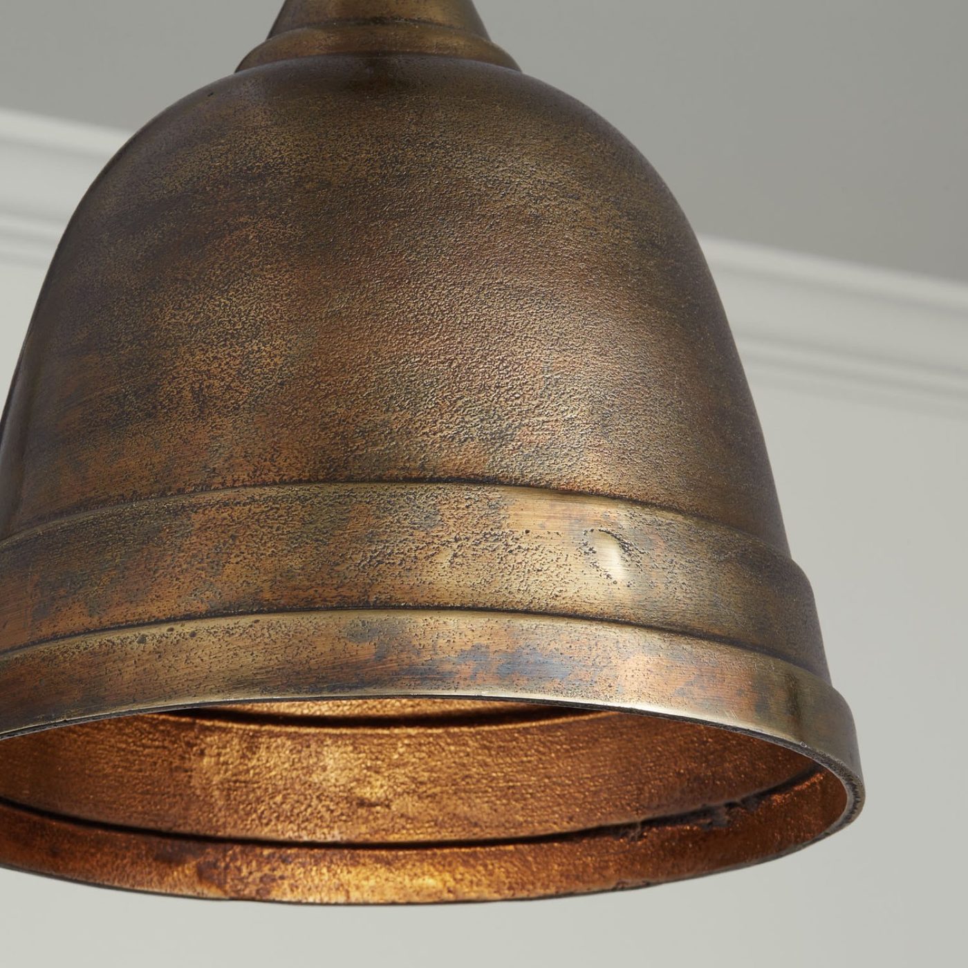 Oxidized Brass Dome Mini Pendant - Image 2