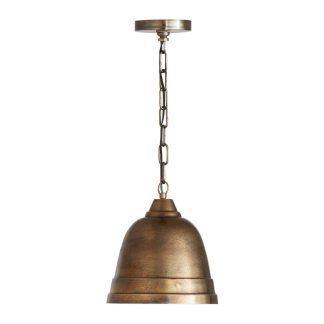 Oxidized Brass Dome Mini Pendant