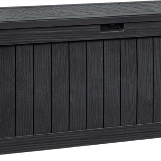 Resin Deck Box, 120 Gallon, Black