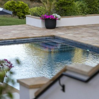 Azure Overlap Pool Liner, 24 ft Round