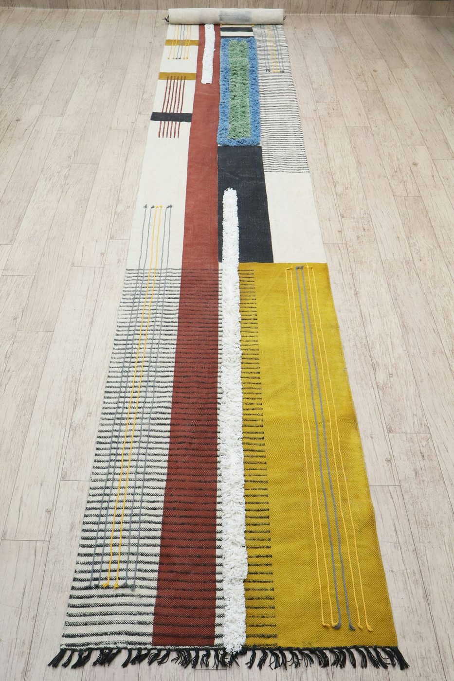 Colour Block Striped Runner, 2.5 x 10