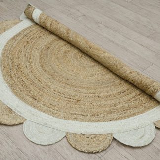 Sahara Half Moon Jute Rug