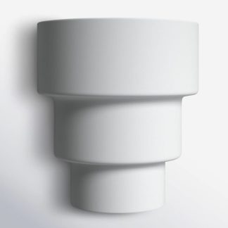 Stepped Ceramic Wall Sconce