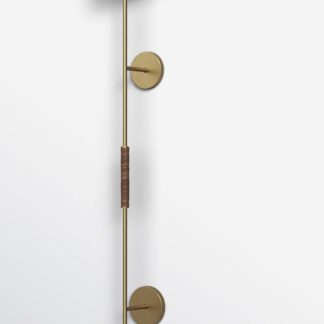 Brass Wallchiere with Drum Shade