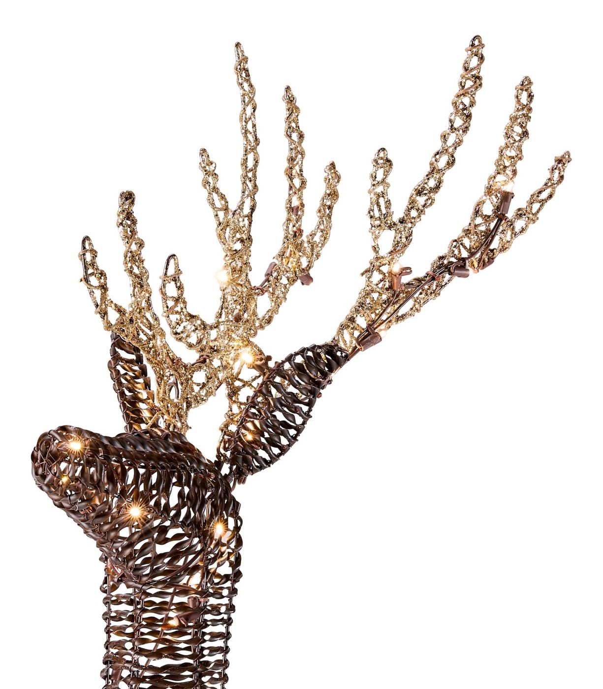 Light Up Golden Deer, Set of Two - Image 2