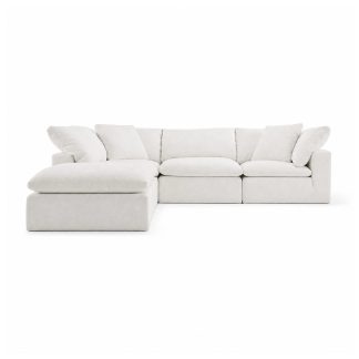Cream Modular Corner Sectional