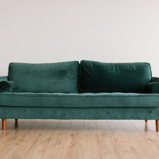 Oslo Emerald Velvet Sofa